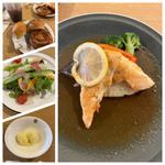 プレミアムセット（白身魚のグリル和風バターソース）