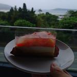 桃ケーキ
