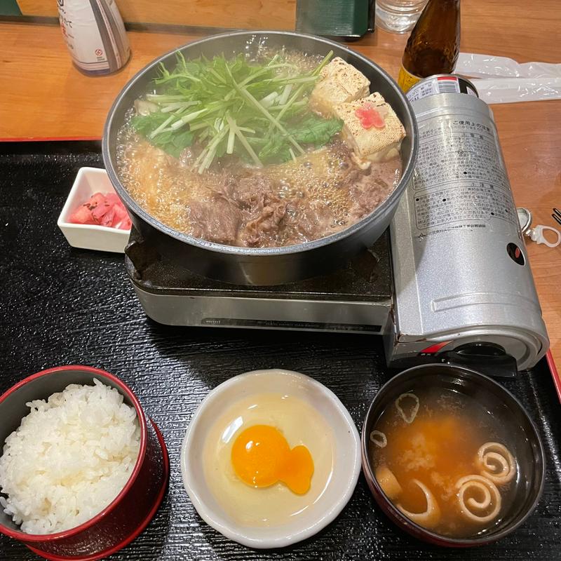 すき焼き御膳(ゆう食家天神橋店)