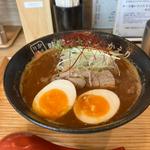 かえりみそらーめん　味玉トッピング(味噌ラーメン かえり)
