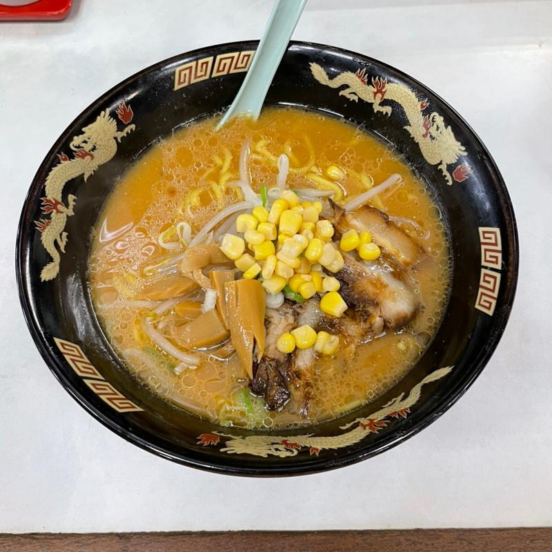 味噌ラーメン、半炒飯セット(ごきげんラーメン)