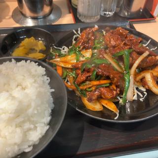 レバの辛みそ定食(舞香)