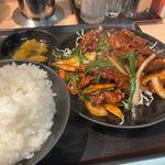 レバの辛みそ定食(舞香)