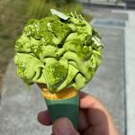 お濃茶ソフト抹茶がけ(道の駅 そらっと牧之原)