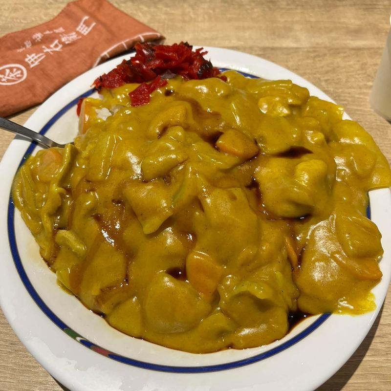 カレーライス 大盛り(万代そば)