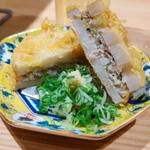 蓮根つくね挟み天ぷら(寿司トおでんにのや横浜店)