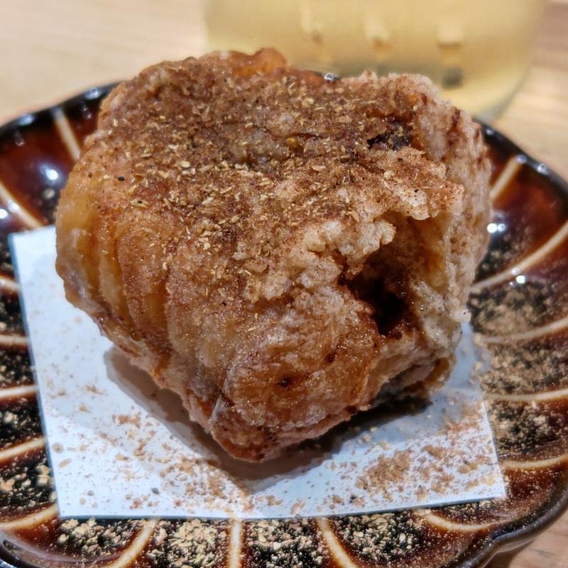 厚切りふぐ山椒唐揚げ(寿司トおでんにのや横浜店)