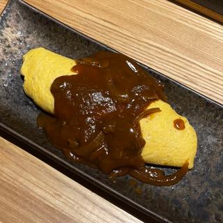 とろとろオムレツ(炭 戎)