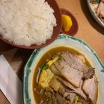 ダブルカレー+焼き豚トッピング