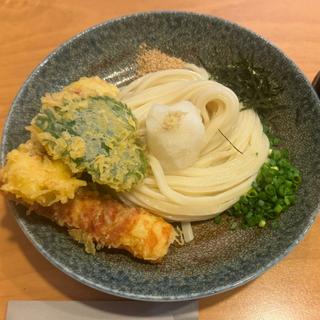 鯛のちくわ天ぶっかけうどん(うどん処ごえん)