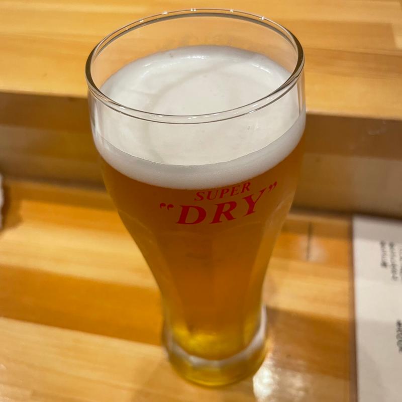 生ビール アサヒ スーパードライ(万福)