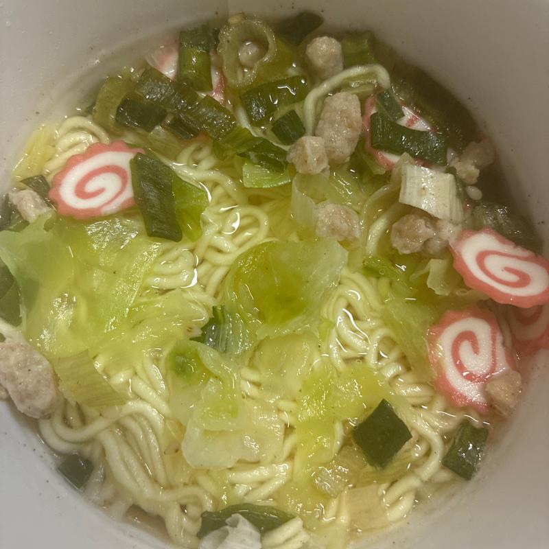 山わさび塩ラーメン(セイコーマート ニッセイ札幌ビル店)