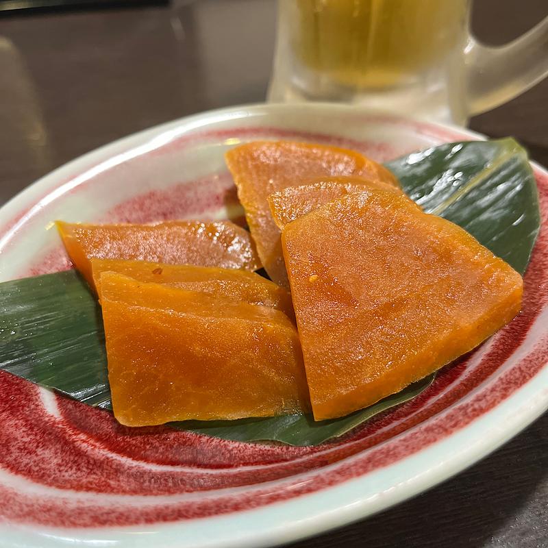 桜島大根の麦味噌漬け(九州熱中屋 四条大宮LIVE )