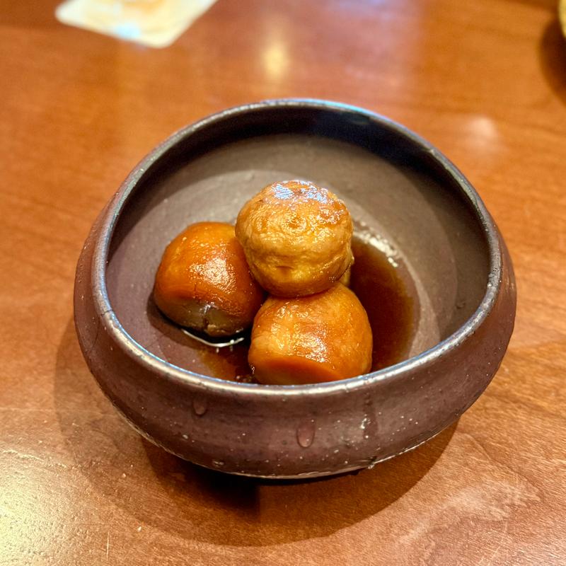 上庄里芋の煮っ転がし(九頭龍蕎麦 本店)