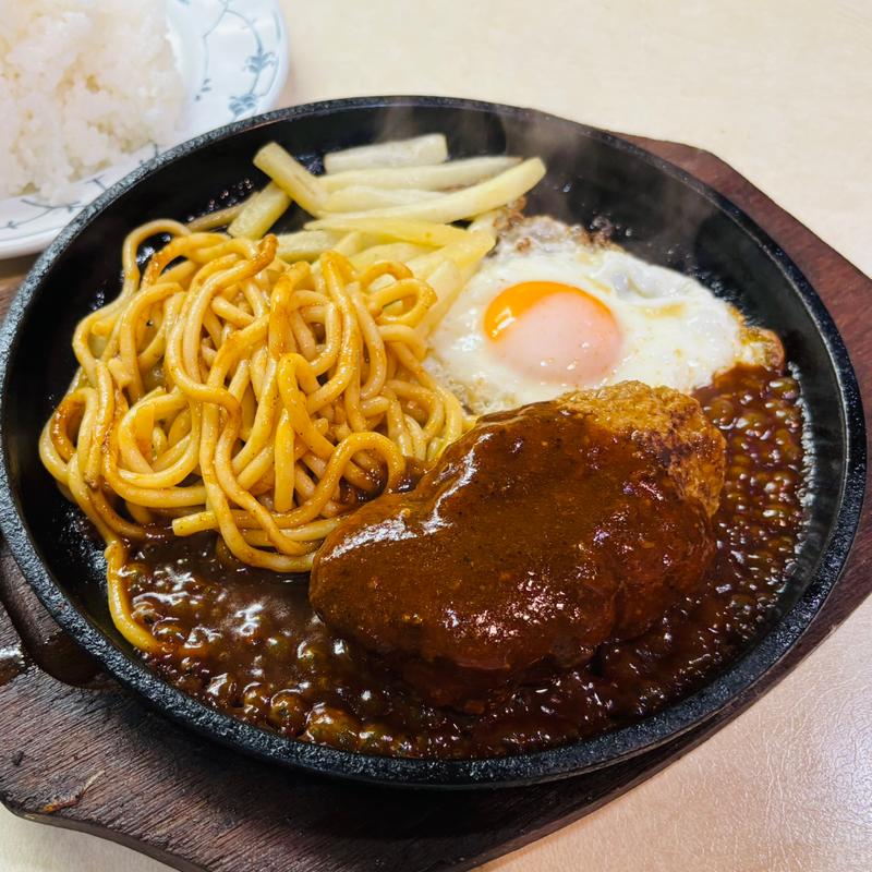 ハンバーグ定食(れすとらん はと屋)