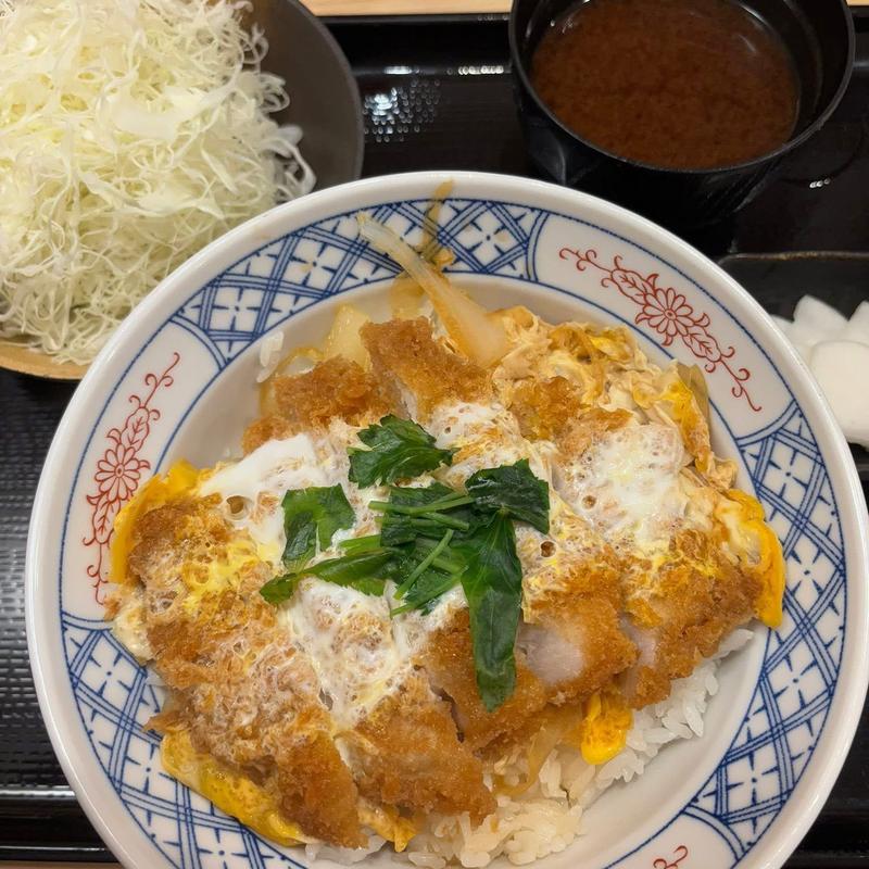 カツ丼定食 大盛(とんかつまるや 霞が関店)