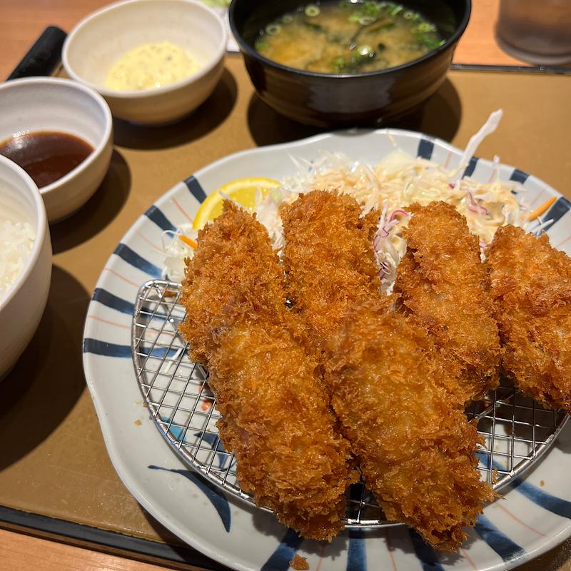 かきフライ定食（6個）(やよい軒 四条烏丸店 )