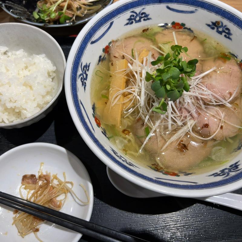 塩チャーシュー麺(かりん亭)