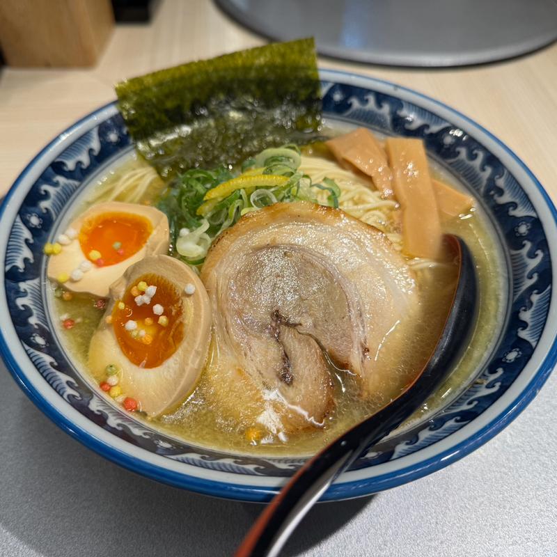 味玉濃厚鶏塩そば(麺屋 音 人形町店)