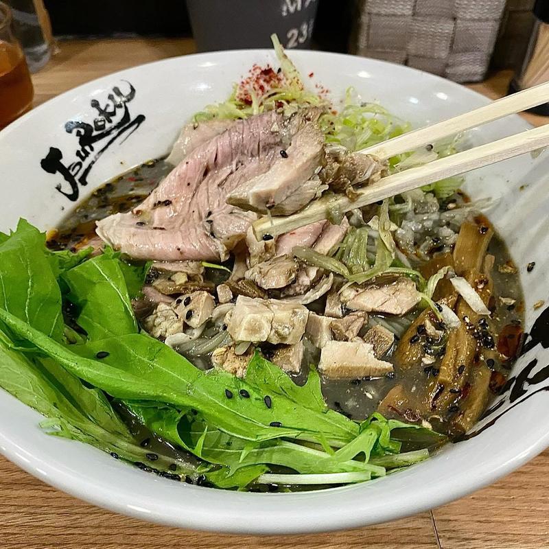 黒胡麻担々麺 冷やし(麺屋丈六 キーノ和歌山店)