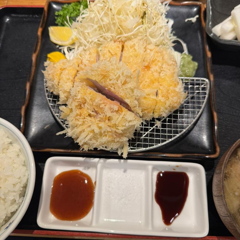 特製ロースミックス定食(とんかつ いわい)
