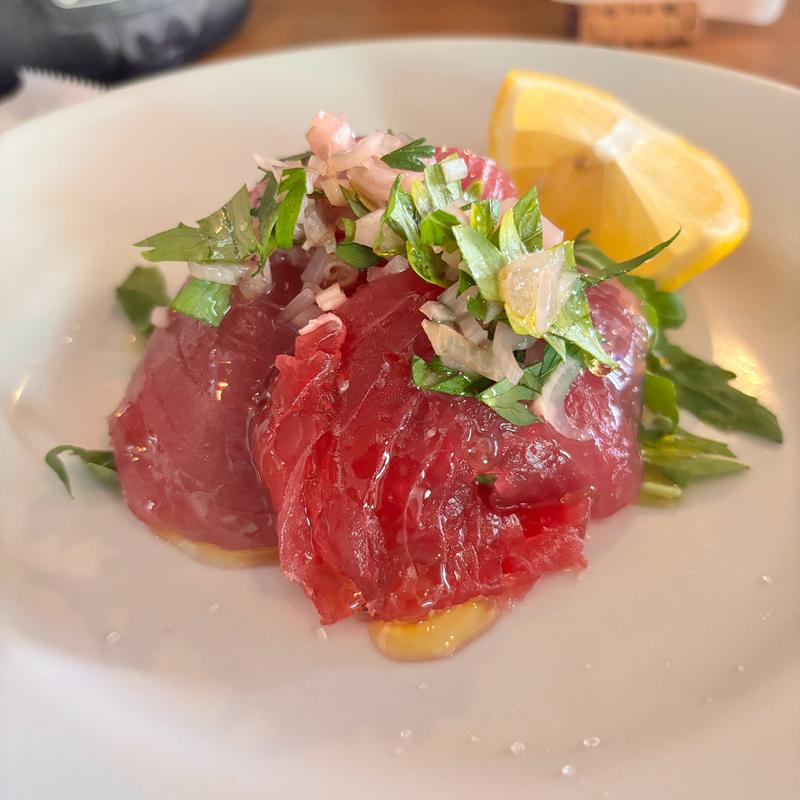 マグロのカルパッチョ(AURELIO)