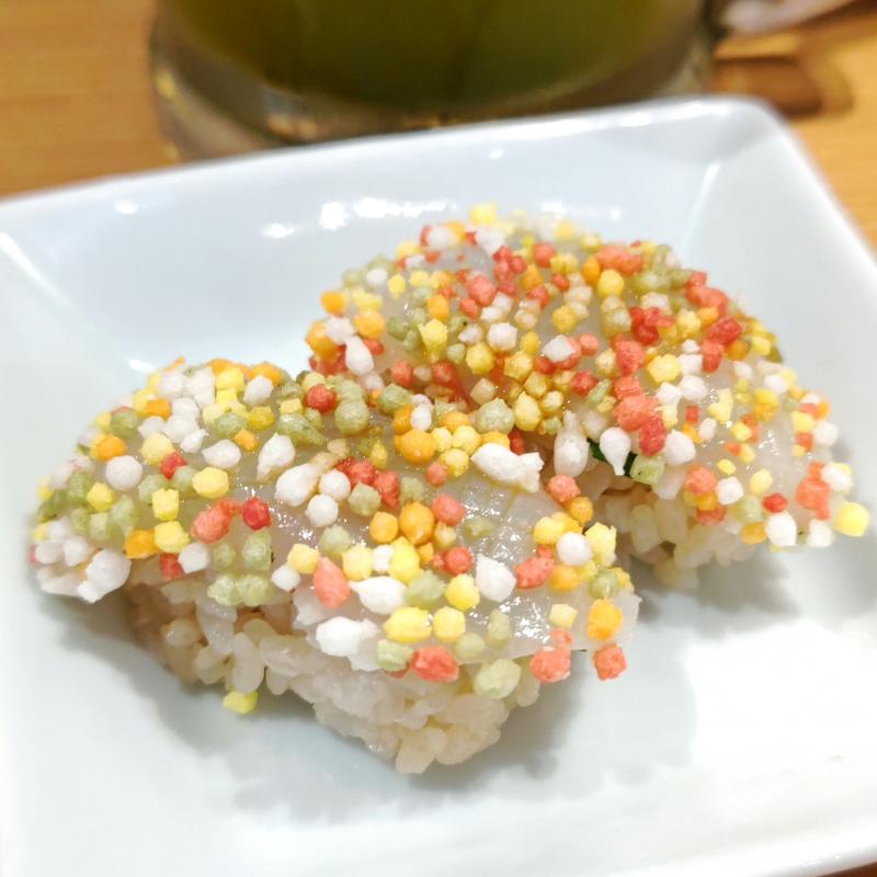 美しすぎる、梅しそ真イカ(鮨・酒・肴 杉玉 大船)