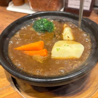 肉2倍牛すじ煮込みカレー(ホットスプーン 西新宿店（Hot Spoon）)