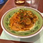 お肉屋さんのソーセージ入りスパゲッティナポリタン(タベルナ・パパ )