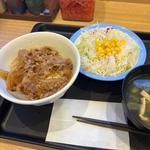 牛めしランチセット並(松屋 渋谷清水橋店 )