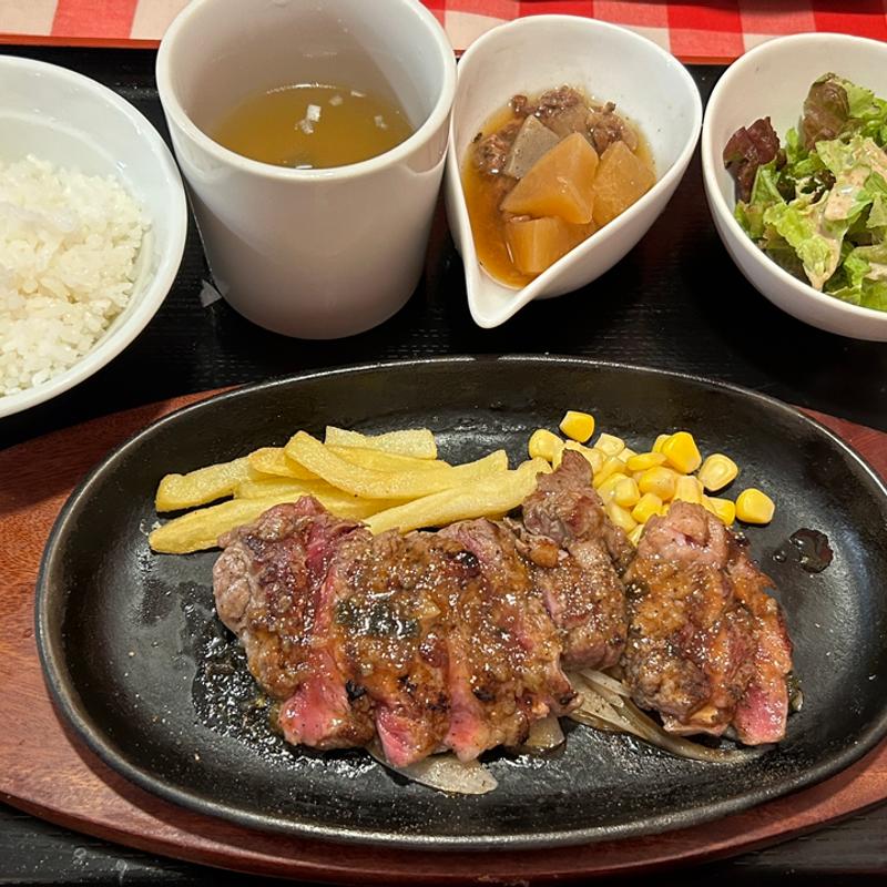 熟成赤身牛ステーキS定食(ビッグシェフ )