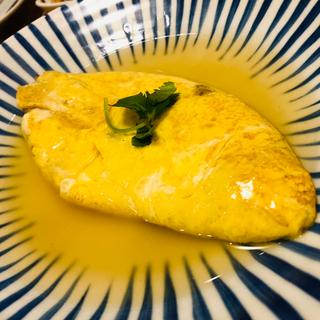 季節野菜のふんわり卵とじ