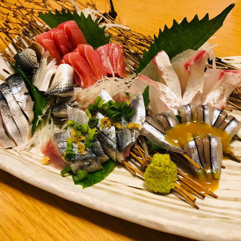 特注ぜいたく刺し盛り 6種(海鮮本舗)