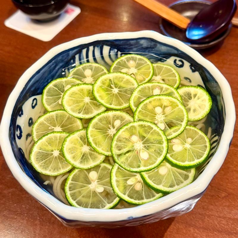 すだち蕎麦(九頭龍蕎麦 本店)