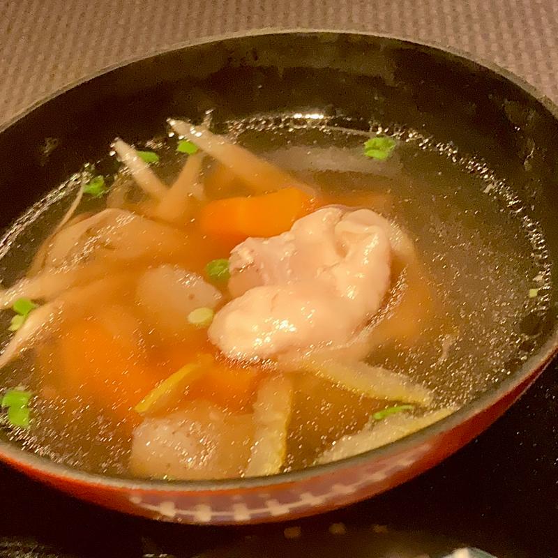 かしわ汁【小】(馳走庵 内本町店)