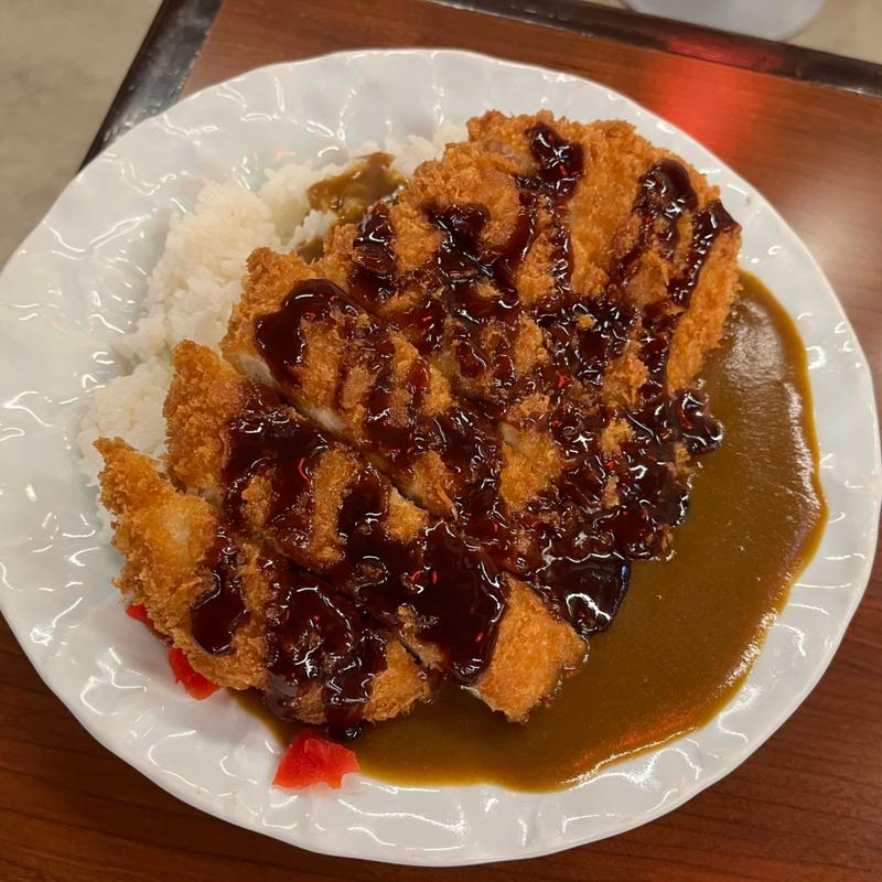 ビッグチキンカツカレー(うまか横丁)