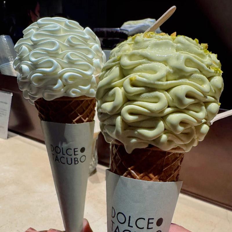 ソフトクリーム ピスタチオ ミルク(DOLCE TACUBO CAFFE)