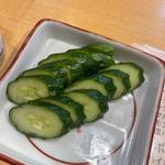 きゅうりの一本漬け(武州うどんあかね&みどりダイニング)