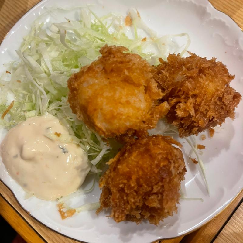 ホタテフライ(武州うどんあかね&みどりダイニング)