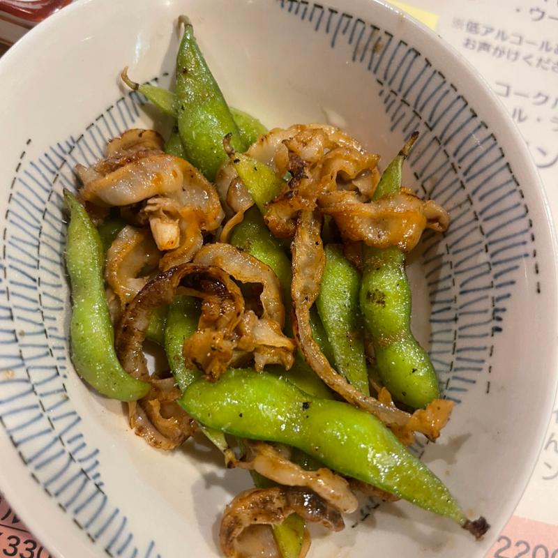 ホタテ紐の塩レモン(武州うどんあかね&みどりダイニング)