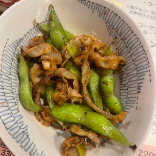 ホタテ紐の塩レモン(武州うどんあかね&みどりダイニング)