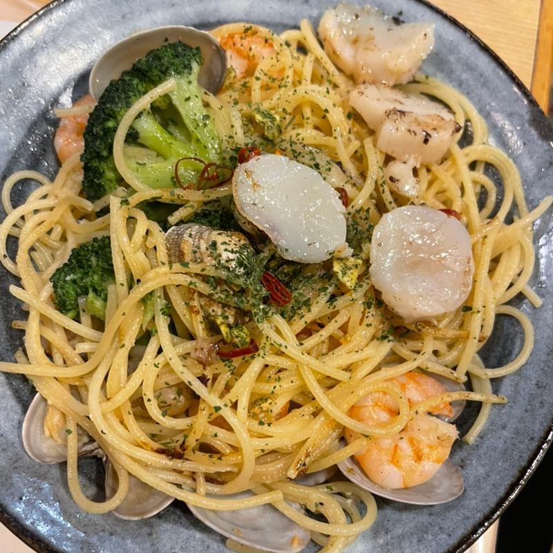 海鮮パスタ(武州うどんあかね&みどりダイニング)