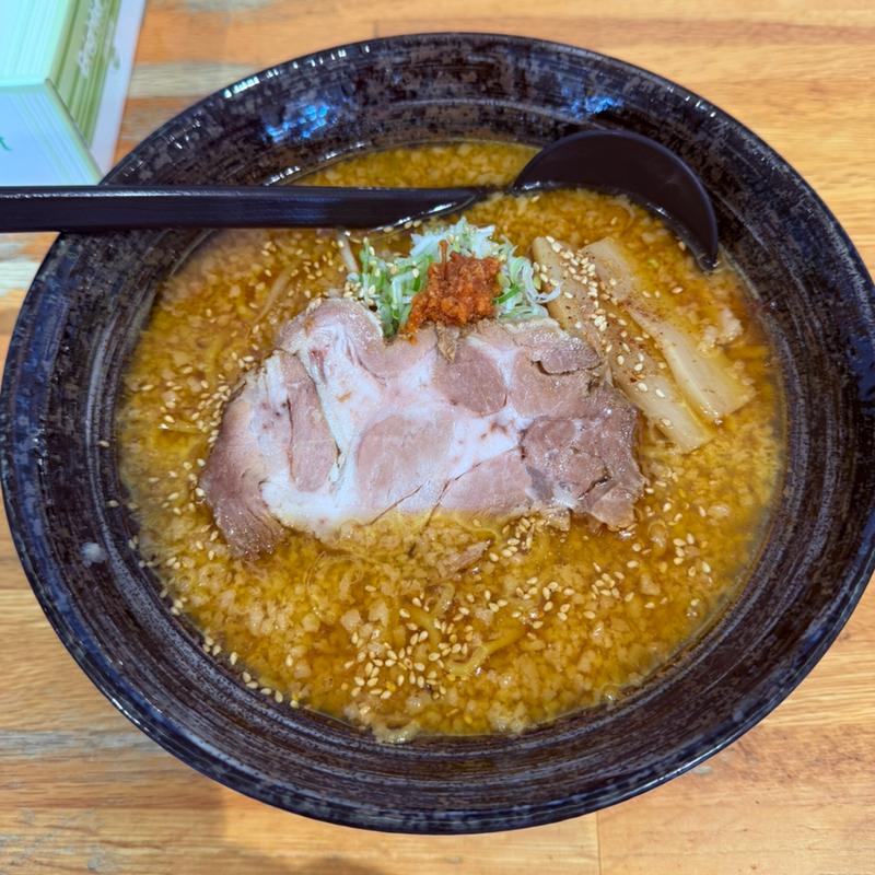 こってり味噌ラーメン(ラーメン西や 紋別ガリンコ本店)