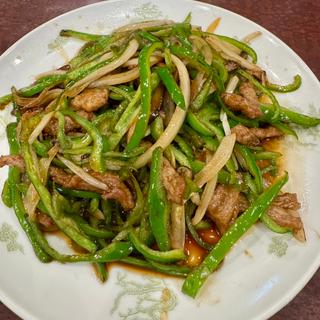 牛肉とピーマンの炒め物（小）(雁飯店 茨木本店)