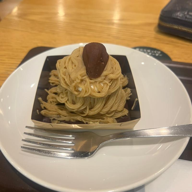 手しぼり栗のモンブラン(スターバックスコーヒー 明石ビブレ店)
