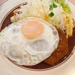 ハンバーグ定食（デミソース）(おおさかぐりる)