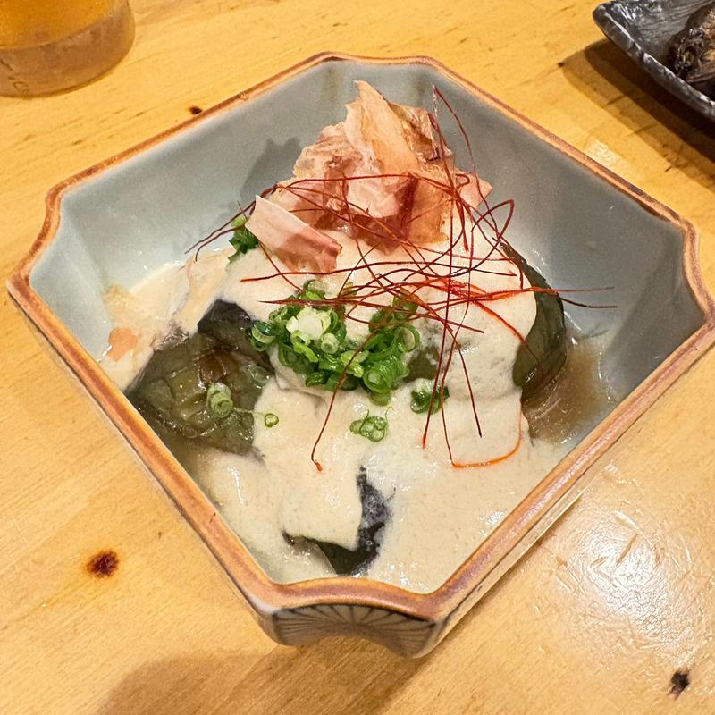茄子の揚げ浸し胡麻あんかけ(居酒屋 佐藤 恵比寿 )