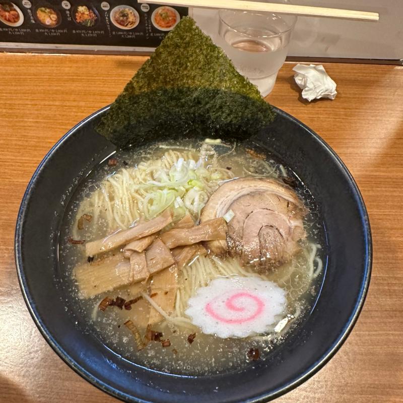 焦がしネギ塩ラーメン(麺処　七転八起)