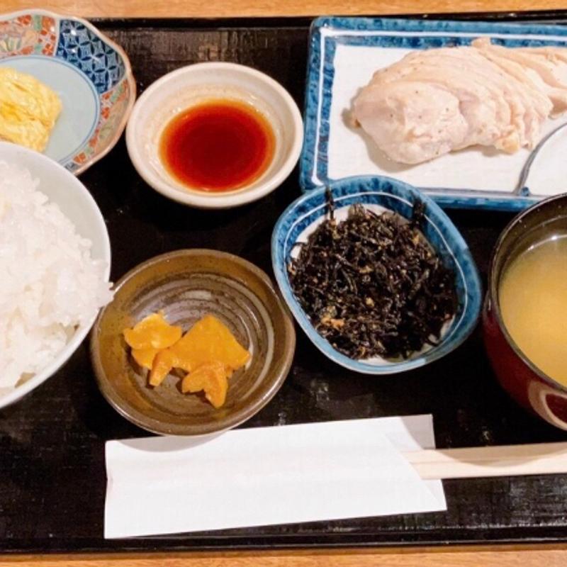 鶏胸肉タタキ定食(ののか)