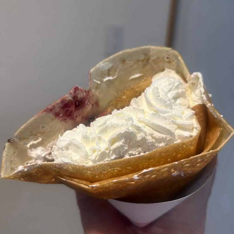 ブルーベリーホイップ(前橋クレープ アシカのこむらがえり)